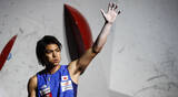 「楢崎智亜「一番大きな舞台で勝てたことが嬉しい」。コンバインド男子決勝後の選手コメント／IFSCクライミング世界選手権2019八王子」の画像1