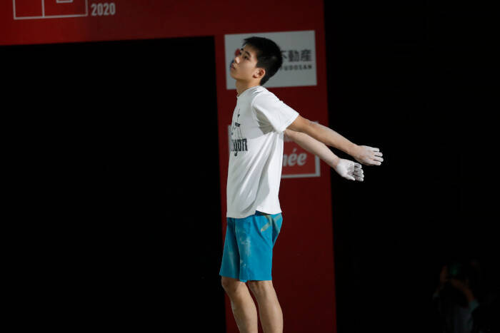 原田海が初優勝。世界に続き国内も制する　ボルダリングジャパンカップ2020【男子決勝】