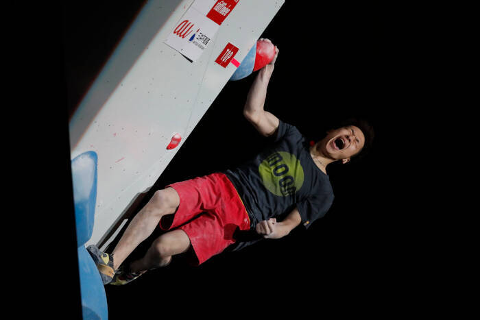 原田海が初優勝。世界に続き国内も制する　ボルダリングジャパンカップ2020【男子決勝】