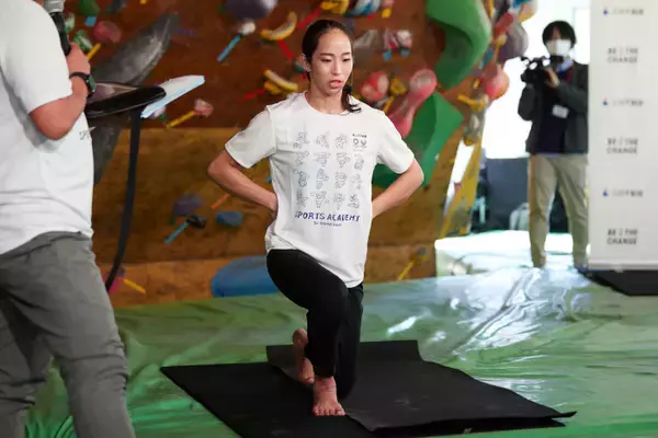 「野口啓代、野中生萌が全国のクライマーとオンラインで交流。様々なアドバイス送る」の画像