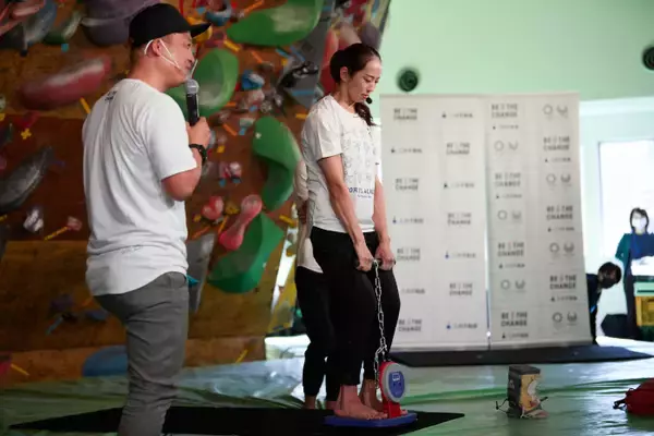 「野口啓代、野中生萌が全国のクライマーとオンラインで交流。様々なアドバイス送る」の画像