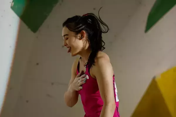 「森秋彩「私が優勝していいのかな？」 ボルダリングジャパンカップ2021【決勝後コメント】」の画像