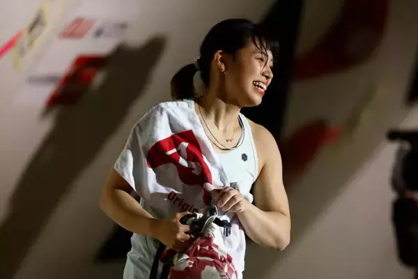 「森秋彩「私が優勝していいのかな？」 ボルダリングジャパンカップ2021【決勝後コメント】」の画像