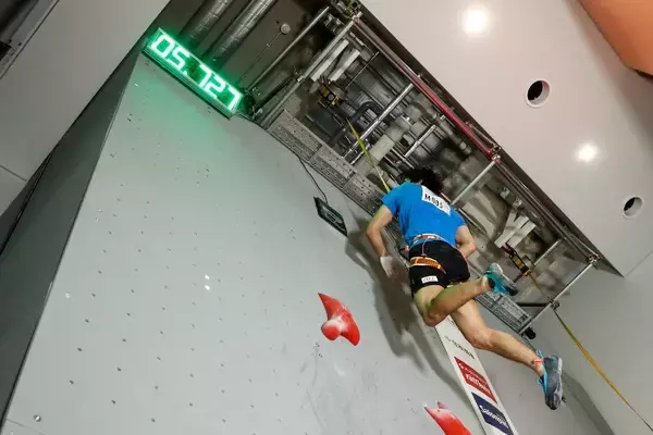 「有言実行の日本新！ 5.72秒で楢崎智亜が大会初優勝　スピードジャパンカップ2021【男子】」の画像