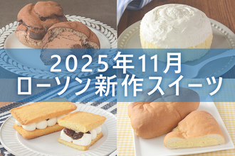 【11月18日発売! 】ローソン「今月の新商品スイーツ」5商品まとめてご紹介!