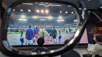 「想像の100倍良かった」渋谷ミヤパで“日本代表のピッチ”に立つ!? 「SAMURAI BLUE 3D EXPERIENCE」の臨場感に驚いた