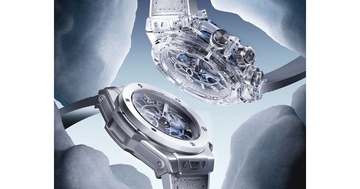 ウブロ「ビッグ・バン ウニコ」冬季限定モデルが登場。氷のホワイト×氷河のブルーで描くクールな2モデル