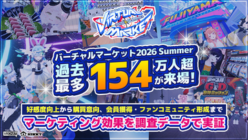 『バーチャルマーケット2026 Summer』開催レポート公開！ユニバーサルエンターテインメントは高いエンゲージメントを創出