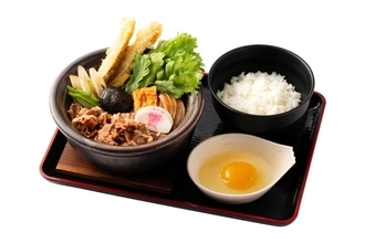 【資さんうどん】ごぼ天入りの「牛すき鍋うどん」を期間限定発売