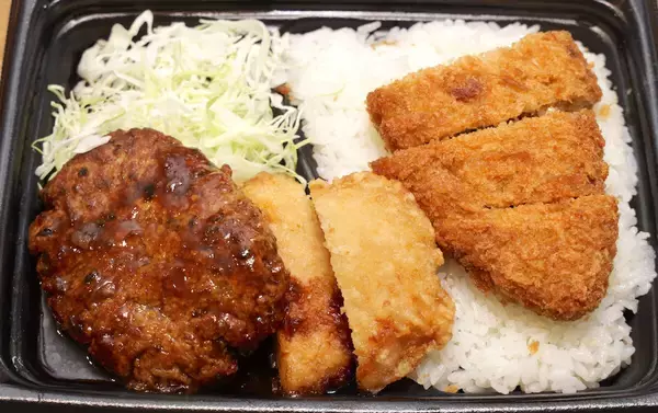 ローソン「超ハッピーすぎ! チャレンジ」開幕! 人気商品を合体したパスタと肉3種弁当が豪快すぎた