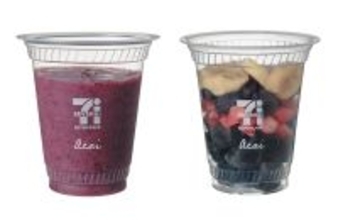 【セブン‐イレブン】「アサイーバナナスムージー」がリニューアル再発売 - アサイー増量、1/3日分のフルーツが摂れる