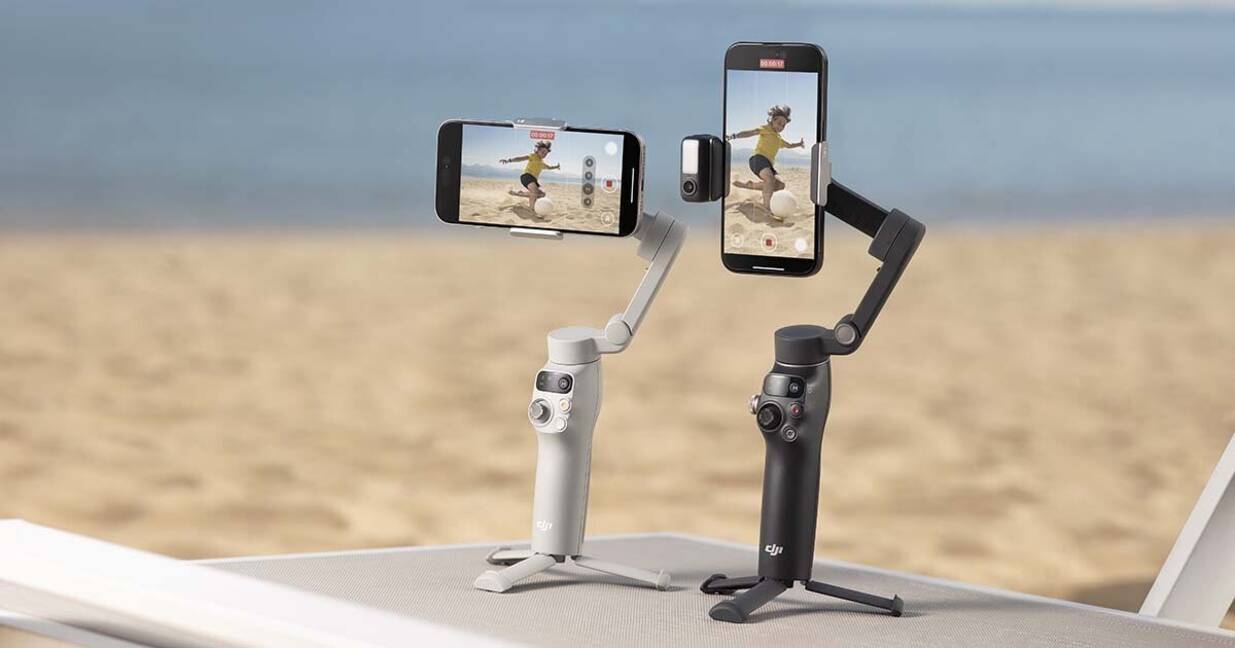 DJI、スマホ用ジンバルの新製品「Osmo Mobile 7P」 カメラ搭載ユニット  