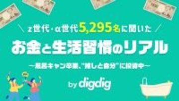 Z世代は“推しと自分”に投資する時代へ。「お金」と「生活習慣」最新調査