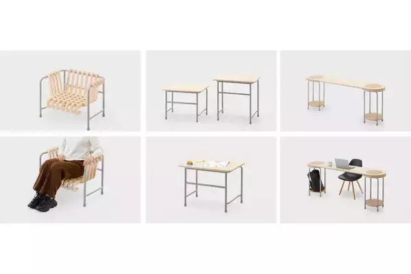 カインズが、コクヨの「学校・オフィス家具」の知見とDIYを掛け合わせた新家具シリーズ発売
