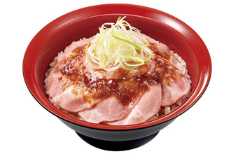 すき家、特製醤油だれが絡んだ「ローストポーク丼」を販売 - トッピングも豊富!