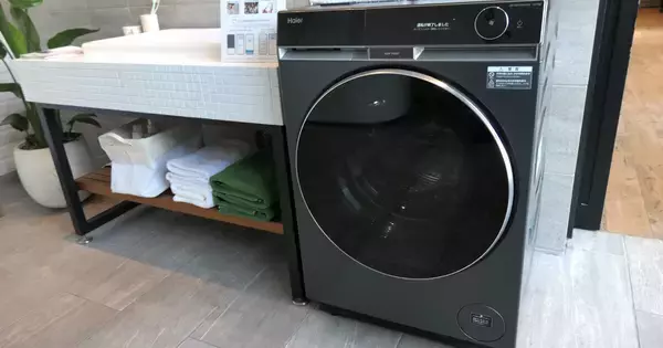 ハイアール、風の力で湿気を逃がす新ドラム式洗濯乾燥機「DeLAITO」 - 衣類の湿度を検知する新センサーも