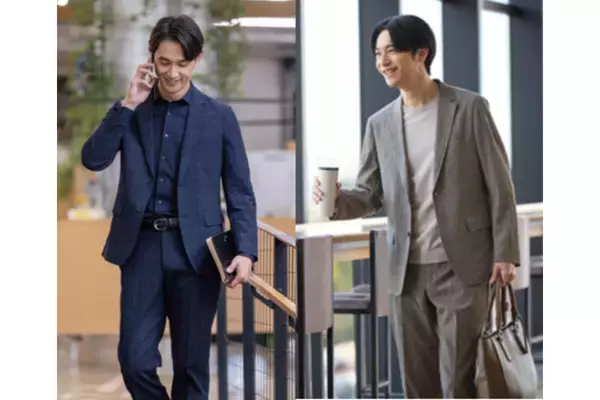 通気性に優れさらっとした着心地。AOKI「楊柳ストレッチ パジャマスーツ」がさらに涼しく進化