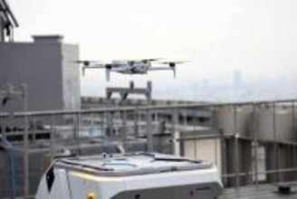 日本橋の上空から災害情報を即収集! 三井不動産とKDDIが“最新型AIドローン”で実証実験を実施