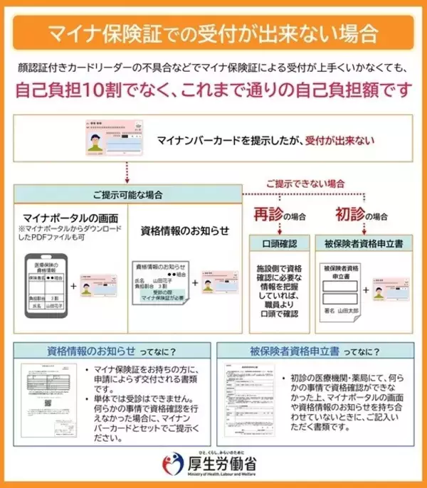 「マイナ保険証が使えない!?」もしもの時の対応策を厚労省公式Xがポスト - 10割負担にならない方法は?