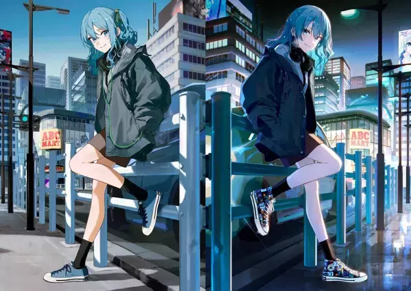 CONVERSE」×「星街すいせい」コラボレーションのスペシャルなALL STAR 
