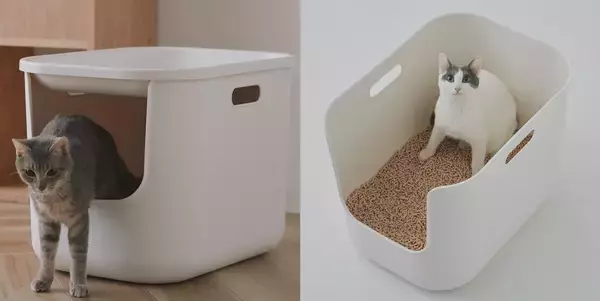 【無印良品】一台二役「ハウスにもなる猫用トイレ」が話題 -「えー!可愛すぎる!」「猫も人も嬉しいやつですね」の声