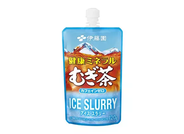 伊藤園、氷と液体が混ざり合った「健康ミネラルむぎ茶 アイス スラリー」発売 - 身体を内側から冷やし暑さ対策