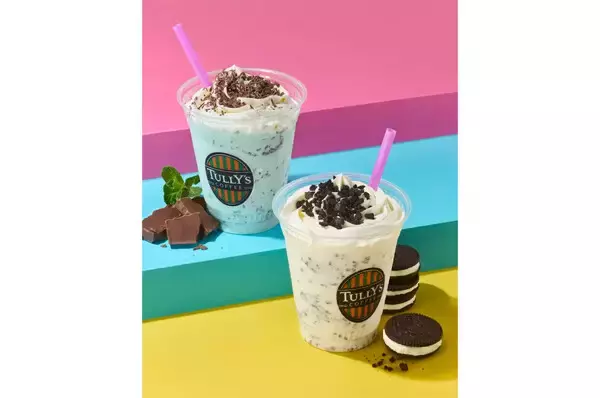 【タリーズ新作】「チョコミント」と「クッキー＆クリーム」のシェイクが登場 - ミント・クッキー増量版も
