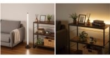 ニトリ、マグネットで棚に設置して間接照明にできるLEDフロアランプ