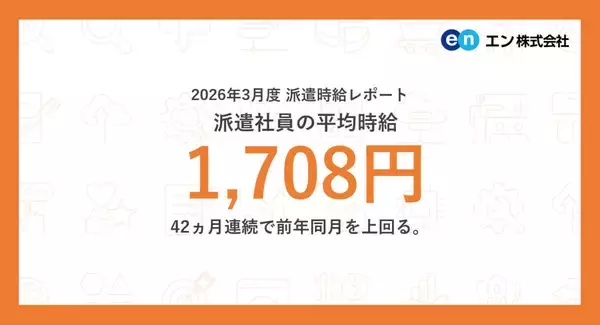 3月度の三大都市圏 派遣平均時給は1,708円 – 唯一前月を上回った職種は?