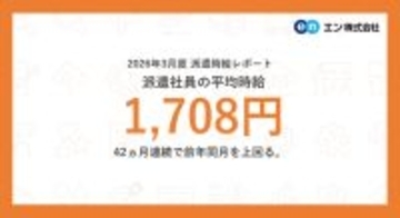 3月度の三大都市圏 派遣平均時給は1,708円 – 唯一前月を上回った職種は?
