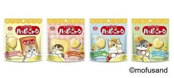 【ファミマ】にゃんこが可愛い特別仕様のハッピーターンを発売 -「ファミリ～にゃ～ト大作戦!」スタート