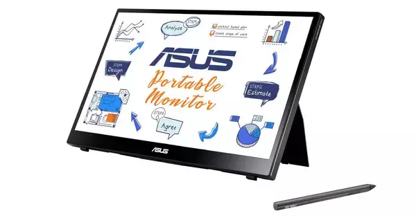 ASUS、USB Cポート×2やmicroHDMIを備えた型モバイルディスプレイ