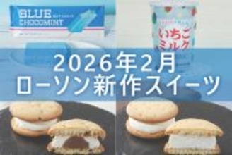 【2月24日更新! 】ローソン「今月の新商品スイーツ」5商品まとめてご紹介!