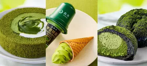 ローソン、抹茶フェア開催!　「森半」とコラボした絶品抹茶スイーツ8点が続々登場