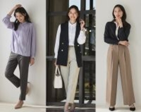 美脚シルエットが叶う! ORIHICAの人気シリーズ「フラミンゴPANTS」に「タックワイドパンツ」登場