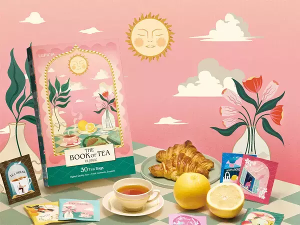 【ルピシア】体験するお茶の本「ブック オブ ティー」に新作 - "春のひと休み"に誘うお茶30種