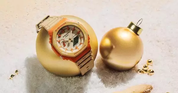 カシオ、G-SHOCK×Maison Kitsunéのコラボモデル「GA-2110MK」12月発売