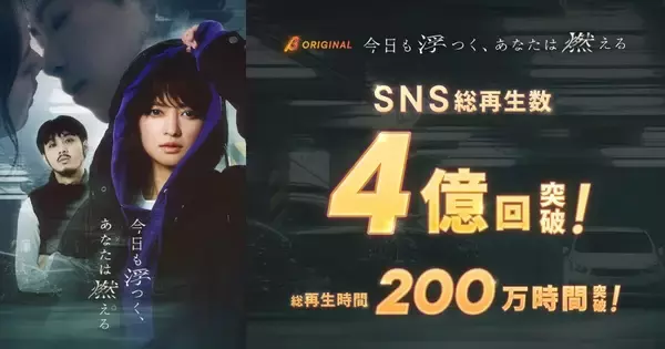 何気ない朝、夫の提案に違和感　ふと肌がかさついてきたと言うと…ドラマ『今日も浮つく、あなたは燃える』のSNS総再生数が4億回を突破