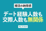 「婚活の納得感は「出会いの数」と関係ない? 結婚後の満足度を左右する“3つの要素”とは - 既婚者425人調査」の画像1