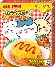 丸美屋×「ちいかわ」コラボのオムライスの素が新発売【オリジナルキラキラシールつき】