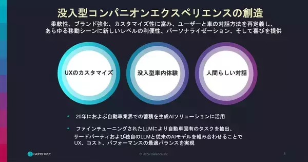 生成AIの活用で自動車からあらゆる分野へ音声アシスタントの提供を目指すCerence