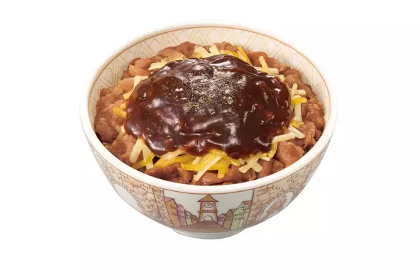 すき家、濃厚な「デミグラスチーズ牛丼」を発売 – おんたま乗せも!