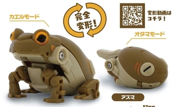 カエル⇔オタマに完全変形!「たまケロ」カプセルトイで26年1月に登場 - 「500円なのに!?」「メカメカしたもの好きだ」絶賛の声続々