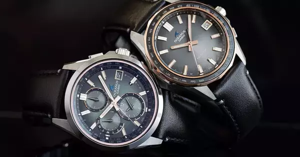 カシオ、栃木レザーで経年変化を楽しむ「OCEANUS」限定モデル