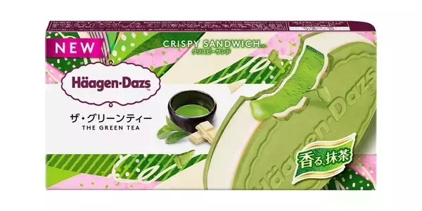 ハーゲンダッツ、クリスピーサンド25周年を記念して『ザ・グリーンティー』を発売!