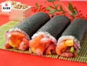 【角上魚類】「恵方巻」の予約受付開始 - 鮮魚専門店ならでは、中トロ・ウニなど海鮮具材をたっぷり使用