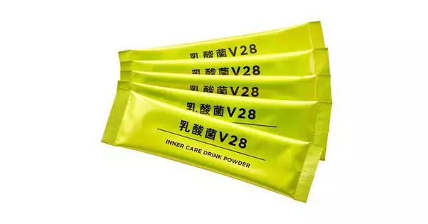 1包に乳酸菌約500億個とレタス3個分の食物繊維。医師監修『乳酸菌V28』の1週間お試しサイズが発売