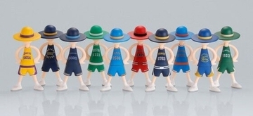 『ONE PIECE』NBAと「LUFFY’s」がコラボ、ユニフォームエディション登場! - プレバンで全10種がそろうセットも販売