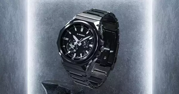 カシオ、G-SHOCK「G-STEEL」にブラックIP仕上げの新モデル「GST-B1000BD」