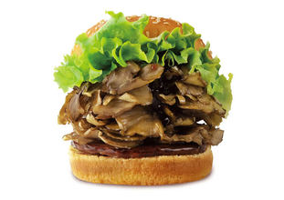 【ドムドムハンバーガー】雪国まいたけを大胆に挟んだ「今夜は まいたけバーガー」期間限定で復活